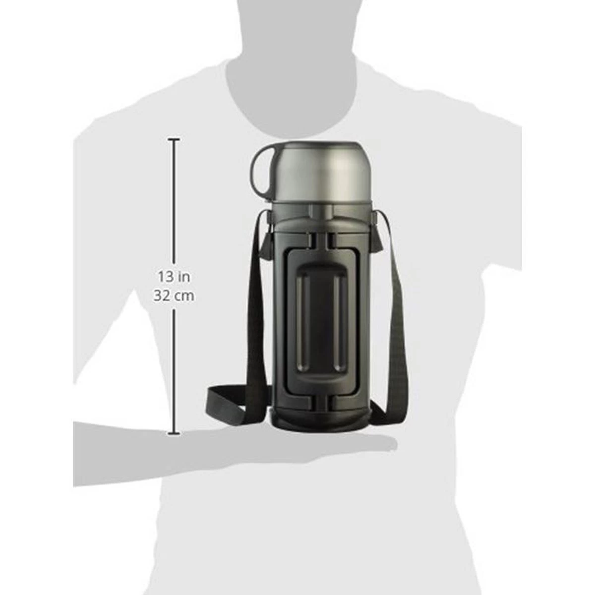 Lock&Lock Thermoskan - Isoleerkan - Thee En Koffie - Lekvrij - 1,5 Liter - RVS - Inklapbaar Handvat - Zwart 7 Lock&Lock Thermoskan - Isoleerkan - Thee En Koffie - Lekvrij - 1,5 Liter - RVS - Inklapbaar Handvat - Zwart - Afbeelding 5