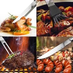 Saveur Royal® 35-delige Barbecue Gereedschapset In Roestvrij Staal - BBQ Grill Set Met Draagtas - Barbecuegerei-sets - Barbecue Accessoires Gereedschap - 35-delig -Kook Verkoop 1200x1200 129