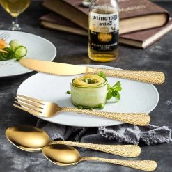 40-delige RVS Snakeskin Bestekset- Geschikt Voor8-personen -trendy Design-goud -Kook Verkoop 1200x1200 1356