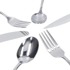 Deleca 6 Persoons Bestekset (36-delig) - Lepels, Messen, Vorken & Steakmessen - Vaatwasserbestendig - Zilver / RVS -Kook Verkoop 1200x1200 1382