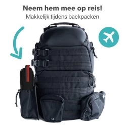 Damster Reisbestek - Verbeterde Versie - Meeneem Bestek Rvs - Reis Bestekset To Go - Incl. Herbruikbare Rietjes - Eenpersoons - Achtdelig - Zwart -Kook Verkoop 1200x1200 1405