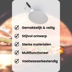 Nowad Pizzaschep RVS Rond - 30,5 Cm - PVC Handvat -Kook Verkoop 1200x1200 143