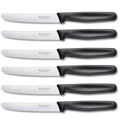 Victorinox Tafelmessen - 6-Delig - Zwart - Recht Heft -Kook Verkoop 1200x1200 1438