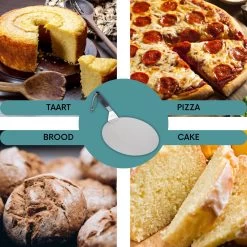 Nowad Pizzaschep RVS Rond - 30,5 Cm - PVC Handvat -Kook Verkoop 1200x1200 145