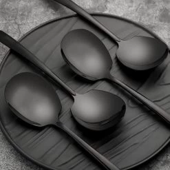 House Of Husk® Opscheplepel Set - Zwart - Serveerlepel - Groetelepel - Aardappellepel - 21cm - RVS - 4 Stuks 10 House Of Husk® Opscheplepel Set - Zwart - Serveerlepel - Groetelepel - Aardappellepel - 21cm - RVS - 4 Stuks -Kook Verkoop 1200x1200 1494