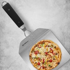RVS Pizzaschep Inklapbaar Vierkant Handvat - Taartschep - Pizzaspatel BBQ Pannekoeken Spatel -Kook Verkoop 1200x1200 150