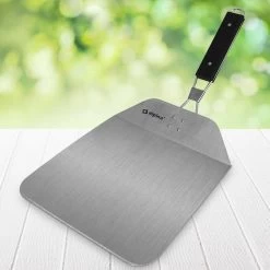 RVS Pizzaschep Inklapbaar Vierkant Handvat - Taartschep - Pizzaspatel BBQ Pannekoeken Spatel -Kook Verkoop 1200x1200 151