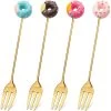 Gebaksvorkjes Donut Set Van 4 Taartvorkjes - Goud -Kook Verkoop 1200x1200 1581