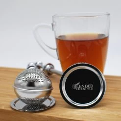 Blended Lifestyle® Theezeef Met Veer - Set Van 2 - Inclusief Lekplaatjes - Geschikt Voor Losse Kruiden -Kook Verkoop 1200x1200 1667