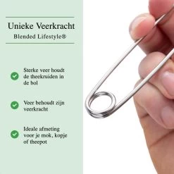 Theezeef Met Handvat Inclusief Lekplaatje - Set Van 2 Stuks - Thee Ei Voor Losse Thee - Theefilter Voor Losse Thee - Thee Infuser -Kook Verkoop 1200x1200 1685