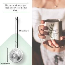 Theezeef Met Handvat Inclusief Lekplaatje - Set Van 2 Stuks - Thee Ei Voor Losse Thee - Theefilter Voor Losse Thee - Thee Infuser -Kook Verkoop 1200x1200 1687