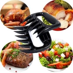 Merkloos Professionele Vleesshredders / Vleesklauwen | Meat Claws | BBQ | Bear Paws | Meat Shredders | Vlees Houders | Barbeque Accesoires | Pulled Pork Klauwen | 2 Stuks -Kook Verkoop 1200x1200 170