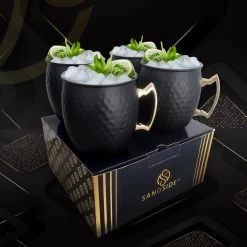 Moscow Mule Bekers Premium – Cocktail Glazen - Cocktail Set – Koperen Beker Set 4x Zwart - Luxe Giftset Cadeau -Kook Verkoop 1200x1200 1829