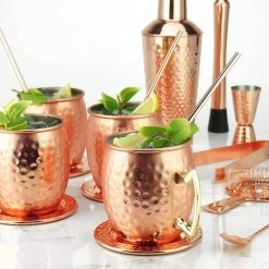 Sybra Moscow Mule Bekers - Cocktail Glazen - Set Van 2 Met RVS Rietjes -Kook Verkoop 1200x1200 1835