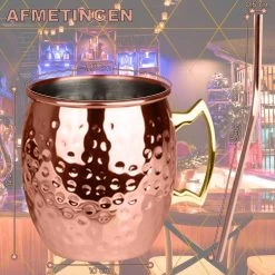 Toivo Moscow Mule Bekers Deluxe 2 Stuks - Brons - 500 Ml - Inclusief RVS Rietjes - Cocktailglas - Bekers -Kook Verkoop 1200x1200 1843