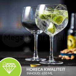 Merkloos 4x PREMIUM Gin & Tonic Glazen - Gin Tonic Glazenset - Cocktailglas - Gin Tonic Cocktailglazen - Cocktailset -Kook Verkoop 1200x1200 1845