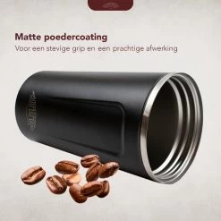 Nimma® Thermosbeker - 510 Ml - Koffiemok / Koffiebeker To Go - Travel Mug - Voor In De Auto - Rvs - Incl. E-Kookboek - Zwart -Kook Verkoop 1200x1200 1944