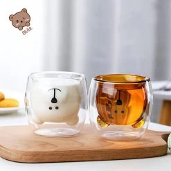 Set Van 2 Beer Design Dubbelwandige Glazen - Dubbelwandige Koffieglazen - Latte Macchiato Koffiemok/Koffiebeker - Double Glass Waterglazen - Theeglazen - Espresso Kopjes - Koffiekop & Koffiemok - Drinkglazen 250ML -Kook Verkoop 1200x1200 1945