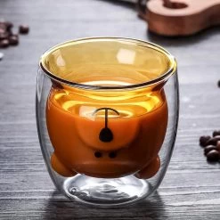 Set Van 2 Beer Design Dubbelwandige Glazen - Dubbelwandige Koffieglazen - Latte Macchiato Koffiemok/Koffiebeker - Double Glass Waterglazen - Theeglazen - Espresso Kopjes - Koffiekop & Koffiemok - Drinkglazen 250ML -Kook Verkoop 1200x1200 1946