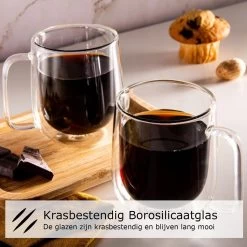 Dubbelwandige Koffieglazen Met Oor - Cappuccino Glazen - Dubbelwandige Theeglazen - 300 ML - 4 Stuks -Kook Verkoop 1200x1200 1975