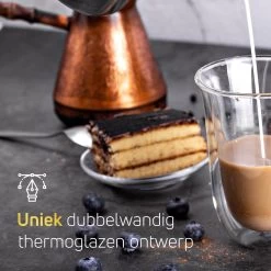 VDN Dubbelwandige Koffieglazen Theeglazen - 300 ML Mokken - Set Van 4 Handgeblazen Cappuccino Latte Macchiato Glazen Dubbelwandig -Kook Verkoop 1200x1200 1987