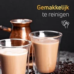 VDN Dubbelwandige Koffieglazen Theeglazen - 300 ML Mokken - Set Van 4 Handgeblazen Cappuccino Latte Macchiato Glazen Dubbelwandig -Kook Verkoop 1200x1200 1988