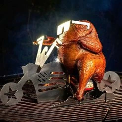 GrillX Beer Can Chicken Houder - Kiphouder Motorcycle - BBQ Accesoires - Bierkip - Barbeque Gereedschap - Chicken Sitter -Kook Verkoop 1200x1200 199