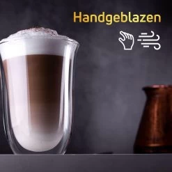 VDN Dubbelwandige Koffieglazen Theeglazen - 300 ML Mokken - Set Van 4 Handgeblazen Cappuccino Latte Macchiato Glazen Dubbelwandig -Kook Verkoop 1200x1200 1990