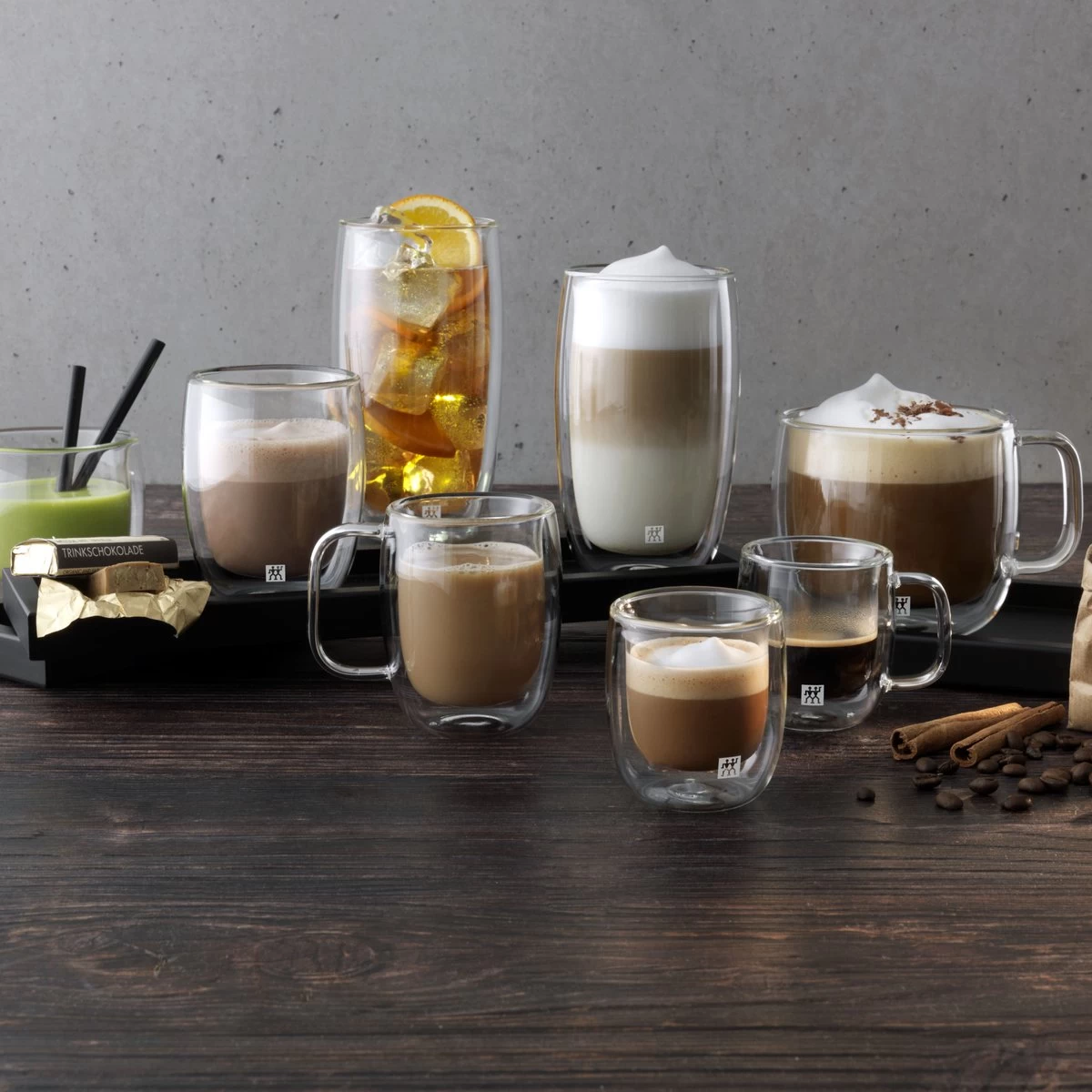 Zwilling Sorrento Dubbelwandig Koffieglas - 200 Ml - 2 Stuks 4 Zwilling Sorrento Dubbelwandig Koffieglas - 200 Ml - 2 Stuks - Afbeelding 2