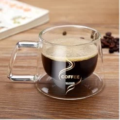 Dubbel Glas Koffie/thee Kop - 150ML - Geïsoleerde Koffie/thee Kop - Dubbel Glas - Koffie Kopjes - Koffie Kop - Dubbel Wandig Glas - Glazen Beker - Glazen Kopjes - Glazen Kop - Koffie Mok - Thee Glas -Kook Verkoop 1200x1200 1993