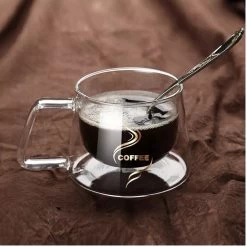 Dubbel Glas Koffie/thee Kop - 150ML - Geïsoleerde Koffie/thee Kop - Dubbel Glas - Koffie Kopjes - Koffie Kop - Dubbel Wandig Glas - Glazen Beker - Glazen Kopjes - Glazen Kop - Koffie Mok - Thee Glas -Kook Verkoop 1200x1200 1995