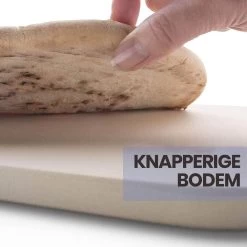 Buxibo 2in1 Pizzasteen - Voor BBQ & Oven - Inclusief Serveer Plank - Pizzabord/Pizzaplank - 30.5 X 38.1 X 1.4 Cm -Kook Verkoop 1200x1200 219