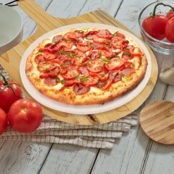 MaxxHome Pizzasteen - BBQ Steen - Maximum Te Verhitten Tot 600 Graden - ⌀33 - Incl. Houten Schep 12 MaxxHome Pizzasteen - BBQ Steen - Maximum Te Verhitten Tot 600 Graden - ⌀33 - Incl. Houten Schep -Kook Verkoop 1200x1200 238