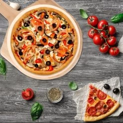 MaxxHome Pizzasteen - BBQ Steen - Maximum Te Verhitten Tot 600 Graden - ⌀33 - Incl. Houten Schep 13 MaxxHome Pizzasteen - BBQ Steen - Maximum Te Verhitten Tot 600 Graden - ⌀33 - Incl. Houten Schep -Kook Verkoop 1200x1200 239