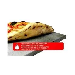 ETNA Pizza Set - Grote Pizzasteen & GRATIS Pizzaschep - 30 Cm X 38 Cm - Echt Italiaanse Pizzasteen - Broodbaksteen - BBQ Pizzasteen - Gemaakt Van Lavasteen Uit De Etna - Non-stick - Eppicotispai -Kook Verkoop 1200x1200 241
