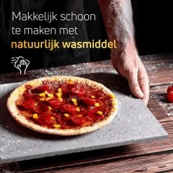 Pizzasteen BBQ Oven - Lava Van Vulkaan Etna - Barbecue Accesoires - Made In Italy - Broodbaksteen - 30x38x1.1 - VDN -Kook Verkoop 1200x1200 281