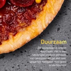 Pizzasteen BBQ Oven - Lava Van Vulkaan Etna - Barbecue Accesoires - Made In Italy - Broodbaksteen - 30x38x1.1 - VDN -Kook Verkoop 1200x1200 283