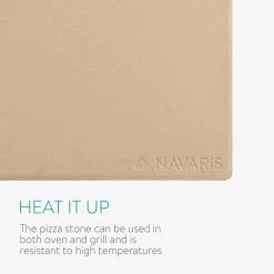 Navaris Pizzasteen XL Voor Oven En Barbecue - Rechthoekige Pizzaplaat 38 X 30 Cm - Inclusief Pizzaschep Met Extra Lang Handvat En Receptenboek 15 Navaris Pizzasteen XL Voor Oven En Barbecue - Rechthoekige Pizzaplaat 38 X 30 Cm - Inclusief Pizzaschep Met Extra Lang Handvat En Receptenboek -Kook Verkoop 1200x1200 294