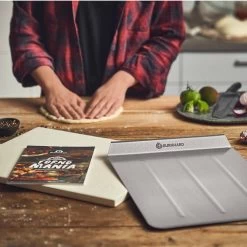 Burnhard Pizzasteen 38 X 30 X 1,5 Cm + Pizzaschep 22 Burnhard Pizzasteen 38 X 30 X 1,5 Cm + Pizzaschep -Kook Verkoop 1200x1200 31