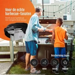 GrillX Barbecue Hoes - 145 X 61 X 117cm - BBQ Hoes Waterdicht - Beschermhoes Inclusief Trekkoord - BBQ Accesoires -Kook Verkoop 1200x1200 372