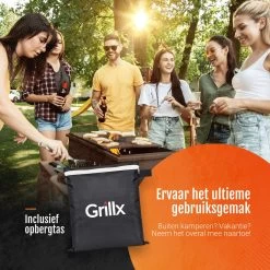 GrillX Barbecue Hoes - 145 X 61 X 117cm - BBQ Hoes Waterdicht - Beschermhoes Inclusief Trekkoord - BBQ Accesoires -Kook Verkoop 1200x1200 375