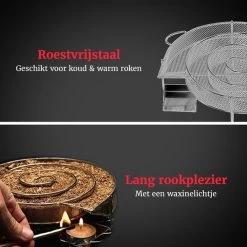 GrillX Cold Smoke Generator Met 1KG Kersen Rookmot - 6 Liter - Smokerbox - RVS Rookbox - Rookgenerator - Koud Roken - BBQ Accesoires -Kook Verkoop 1200x1200 435