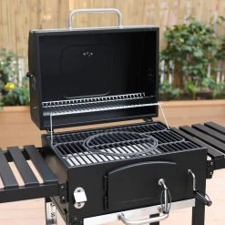Alice's Garden Houtskool BBQ Bernard - Smoker - Verstelbare Houtskoolbak - Zwart -Kook Verkoop 1200x1200 499