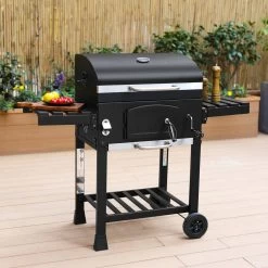 Alice's Garden Houtskool BBQ Bernard - Smoker - Verstelbare Houtskoolbak - Zwart -Kook Verkoop 1200x1200 501