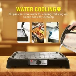 Aigostar Lava 30LDQ - Elektrische Grill - BBQ - Tafel Barbecue - Grilloppervlakte 41 X 24 Cm - 2000 Watt -Kook Verkoop 1200x1200 508