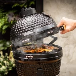 BluMill Kamado BBQ Egg - Kamado 13 Inch - Incl. Vlees Thermometer - Houtskoolbarbecues - Zwart - Ø 27cm -Kook Verkoop 1200x1200 533