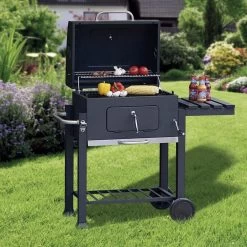 Tepro Toronto Click Barbecue Bbq Houtskool - Grilloppervlak (LxB) 56 X 42 Cm - Met Thermometer In De Deksel - RVS - Houtskoolbarbecue -Kook Verkoop 1200x1200 559