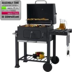 Tepro Toronto Click Barbecue Bbq Houtskool - Grilloppervlak (LxB) 56 X 42 Cm - Met Thermometer In De Deksel - RVS - Houtskoolbarbecue -Kook Verkoop 1200x1200 560