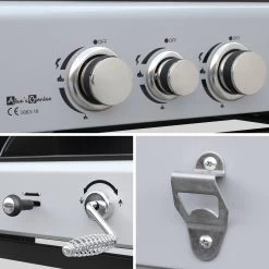 Alice's Garden Houtskool Barbecue - Grilloppervlak (LxB) 41 X 44 Cm - Gas En Houtskool - 3 Branders - Marsac Zwart 9 Alice's Garden Houtskool Barbecue - Grilloppervlak (LxB) 41 X 44 Cm - Gas En Houtskool - 3 Branders - Marsac Zwart -Kook Verkoop 1200x1200 577