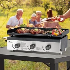 Bighorn Plancha Grill - Gasbarbecue – Tabletop – Draagbaar – 3 Branders -Kook Verkoop 1200x1200 589